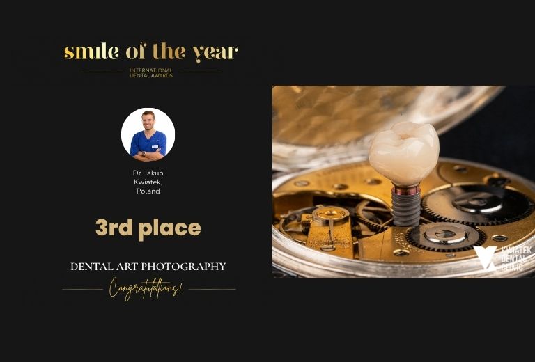 Międzynarodowy Konkurs Smile of The Year 2026 by Dental Tribune III miejsce